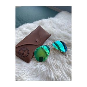 Ray-Ban Aviator Flash Lenses | Green